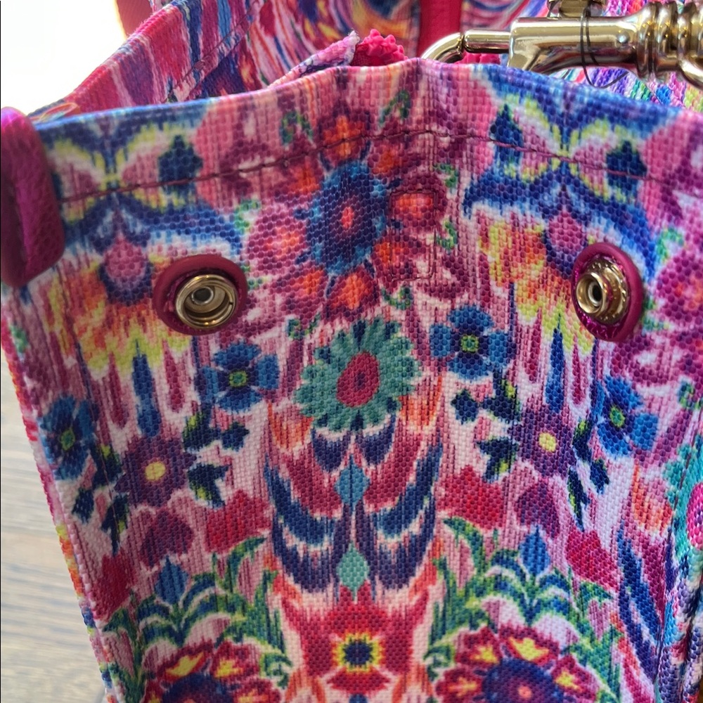 Limited Edition Kurt Geiger x Matthew Williamson Colorful Patterned Tote Bag - Picture 6 of 16